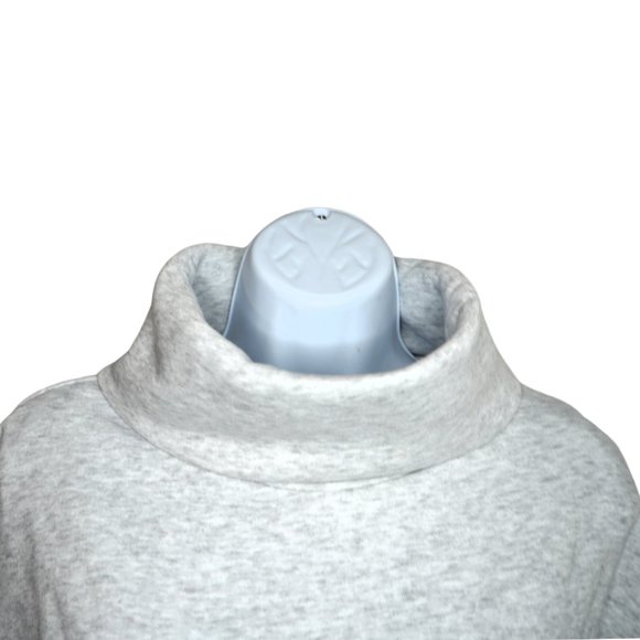 Junior’s Burnout Boxy Turtle Neck Top Mink / Gray - Picture 15 of 16